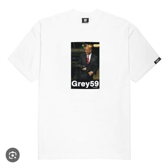 New G59 Mayor Tee White Size Large - Picture 1 of 2